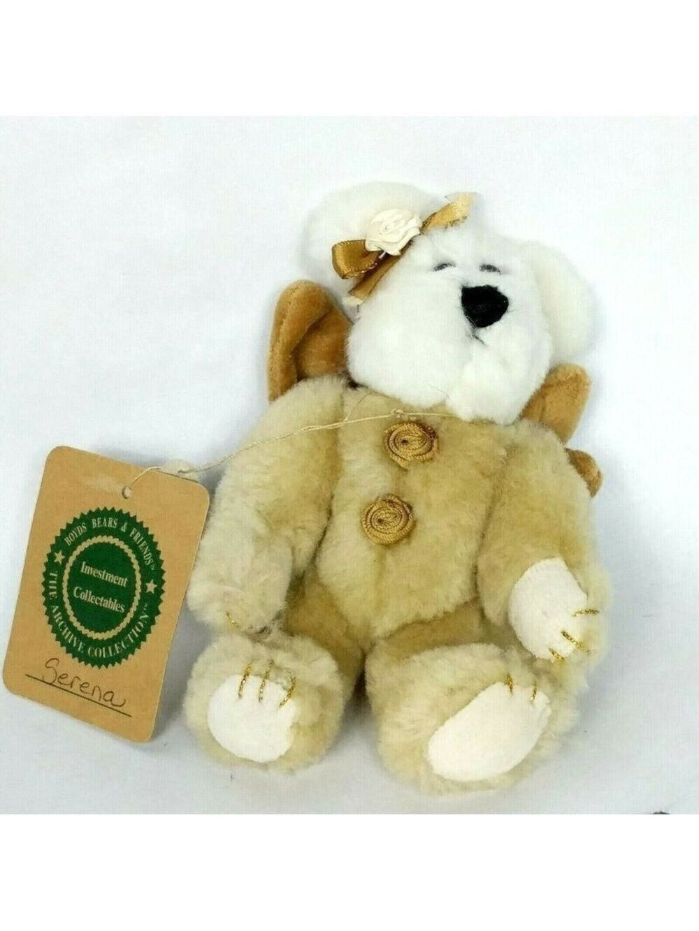 Boyds Bears Serena Goodnight Bear Angel 6 Inch